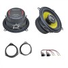 Pachet difuzoare GroundZero Titanium GZTF 5.2X Opel Corsa C usi spate (2000 - 2007)