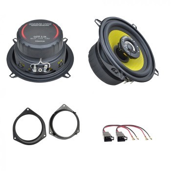 Pachet difuzoare GroundZero Titanium GZTF 5.2X Opel Corsa C usi spate (2000 - 2007) foto