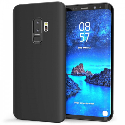 Husa Pentru SAMSUNG Galaxy S9 - Luxury Slim Mat TSS, Negru foto