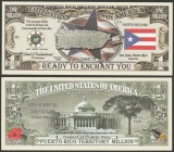 SUA - FANTASY NOTE - PUERTO RICO - 2021 - UNC / DIN SERIA STATELE SUA CU HARTA