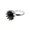 Inel argint reglabil coroana cu onix natural 8 MM