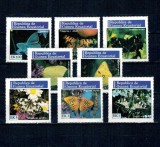 Guinea Ecuatoriala 1976 - Fluturi, serie neuzata