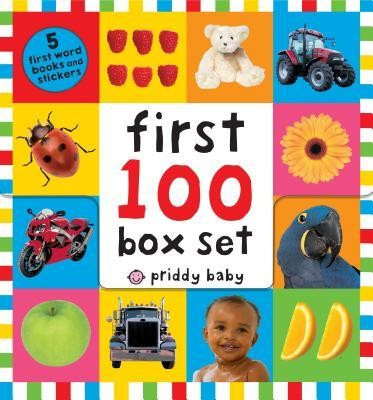 First 100 PB Box Set (5 Books): (First 100 Words; First 100 Animals; First 100 Trucks and Things That Go; First 100 Numbers; First 100 Colors, ABC, Nu foto