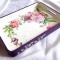 Tava mov cu model floral, tava lemn 36294