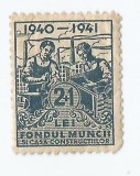 *Romania, lot 1077 cu 1 timbru fiscal de asigurari, 1938-1945, MH
