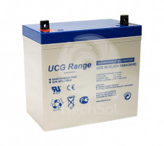 Baterie (acumulator) GEL Ultracell UCG55-12, 55Ah, 12V, deep cycle foto