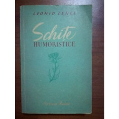 Schite humoristice- Leonid Lenci