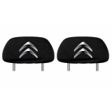 Set 2 huse tetiere negre, pentru gama auto CITROEN