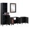 Set dulap baie 4 buc. Lemn de mango solid - 2
