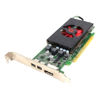 Placa Video Gaming Refurbished Dell Amd Radeon RX550 4GB DDR5, PCIe 16X, 1x DP, 2x miniDP 0R9J9P Normal Profile foto