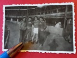Foto (veche-anii`50) fotbal - RAPID Bucuresti-Giulesti-jucatori Bulgaria