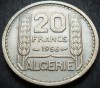 Moneda exotica 20 FRANCI - ALGERIA, anul 1956 * cod 4607 A - COLONIE FRANCEZA!, Africa