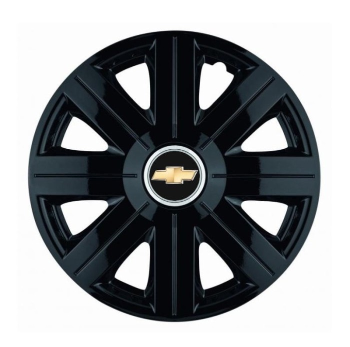 Set 4 Capace Roti, potrivite jantelor de R16, pentru Chevrolet, model Cosmos Negru