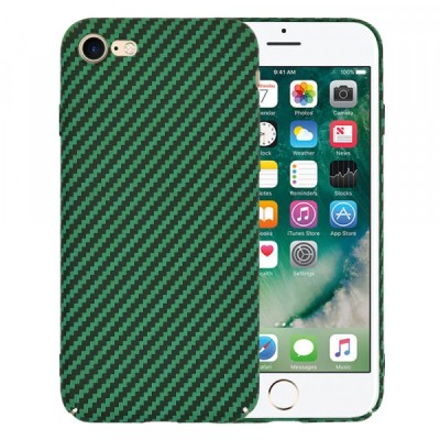 Husa pentru Apple iPhone SE (2022) / SE (2020) / 8 / 7, Techsuit, Carbonite FiberShell, Verde foto