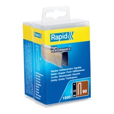 Rapid 5000126, set de 1500 de capse tip coroana No. 90, 35 mm foto