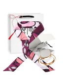 Cumpara ieftin Set cadou cu esarfa satin subtire si inel asortat Rose