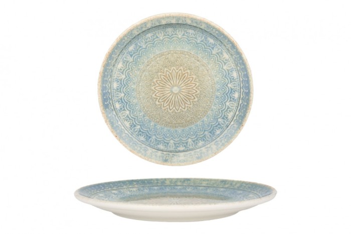Bonna Farfurie pentru Desert - Rivus Ethnic - Por&Aring;&pound;elan - 21 cm - set de 6