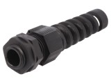 Garnitură de etanșare cu manșon M16 IP66/IP68 Poliamidă Negru