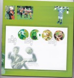 Norvegia 2002 sport fotbal MI 1426-29 serie + FDC MNH w59