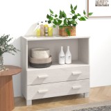 Servantă &bdquo;HAMAR&rdquo;, alb, 85x35x80 cm, lemn masiv de pin