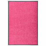 Covoraș de ușă lavabil, roz, 60 x 90 cm