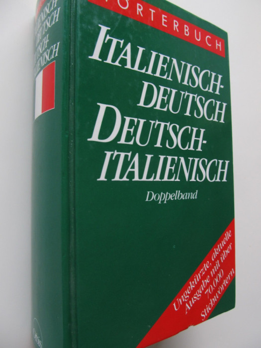 Dictionar Italian German , German Italian - Vladimiro Macci