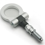 Carlig remorcare SPORT Universal demontabil cu surub Oem GRI ARGINTIU | Lungime filetanta 4cm, Pas 3mm, Diametru 16mm