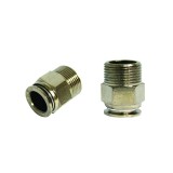 Mufa rapida dreapta din metal fi 14 cu filet M22, Breckner Germany