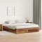 vidaXL Cadru de pat Lemn vechi 200 x 200 cm Lemn compozit