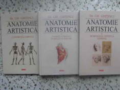 ANATOMIE ARTISTICA VOL.1-3-GH. GHITESCU foto