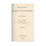 Georges Bengesco, Bibliographie franco-roumaine du XIX-e si&egrave;cle, 1895, exemplar semnat și numerotat