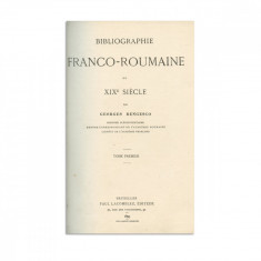 Georges Bengesco, Bibliographie franco-roumaine du XIX-e siècle, 1895, exemplar semnat și numerotat