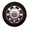 Set 4 Capace Roti VW R15 Argintii Model 303, Plastic Flexibil, Fixare Sigura