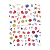 Abtibilduri Unghii SensoPRO Milano Flower Box, model HANYI-614