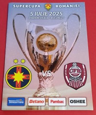 Program meci fotbal FCSB (Steaua) - CFR CLUJ (Supercupa ROMANIEI 05.07.2025)