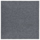 Covor traversa vidaXL captare murdarie, gri, 100x100 cm, antiderapant, PP+PES