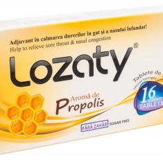 Supliment alimentar cu aroma de propolis fara zahar Lozaty, 16 tablete, Sprint Pharma