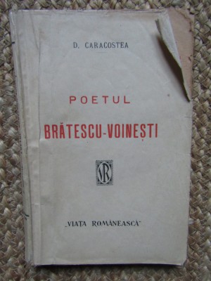 POETUL BRATESCU-VOINESTI - D. CARACOSTEA foto