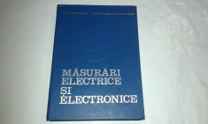 PAUL MANOLESCU \ CARMEN IONESCU - MASURARI ELECTRICE SI ELECTRONICE foto