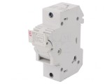 Separator cu Fuzibil 50A 690V pentru Șină DIN 14x51mm