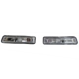 Set Lampa semnalizare aripa Bmw Seria 3 (E36) 12.1990-03.2000, X5 (E53) 01.1999-05.2003 BestAutoVest partea Dreapta+Stanga, silver-transparent , tuni, Rapid