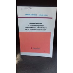 METODE MODERNE IN STUDIUL FUNCTIONARII STABILIZATORULUI ARMAMENTULUI DE PE AUTOVEHICULELE BLINDATE