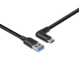 Cumpara ieftin Cablu Lindy USB A la C, 90 1m negru