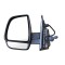 Oglinda usa exterioara FIAT DOBLO (263), 01.2015-, View Max, partea dreapta, regl. manuala; carcasa neagra; sticla separata; geam cromat; 8 gauri / 2