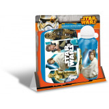 Set recipient apa Al 500ml si cutie pranz Star Wars bleu, Diverse