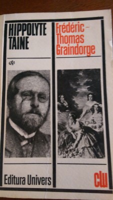 Frederic - Thomas Graindorge Hippolyte Taine 1976 foto