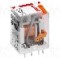 Releu electromagnetic, 230V AC, 24A, DPDT, serie R2N, RELPOL - R2N-2012-23-5230-WT