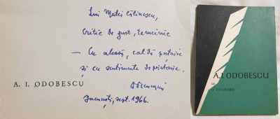 A.I. Odobescu - Carte cu dedicatie &amp;amp; AUTOGRAF autor D. Pacurariu foto
