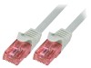 Patch Cord U/UTP Cat6 Gri 0.5m, Logilink