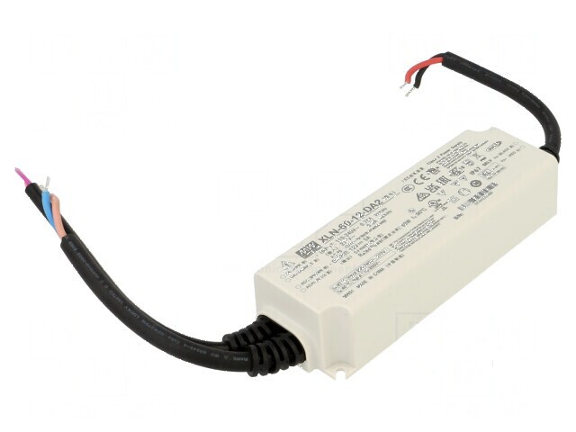 Alimentator LED 60W 12VDC 0-5A IP67